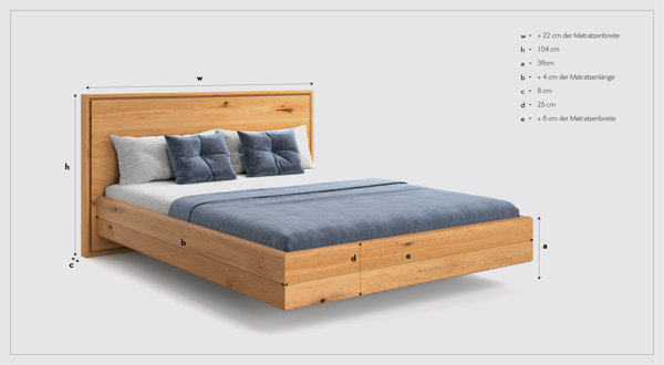 Floating bed store wayfair